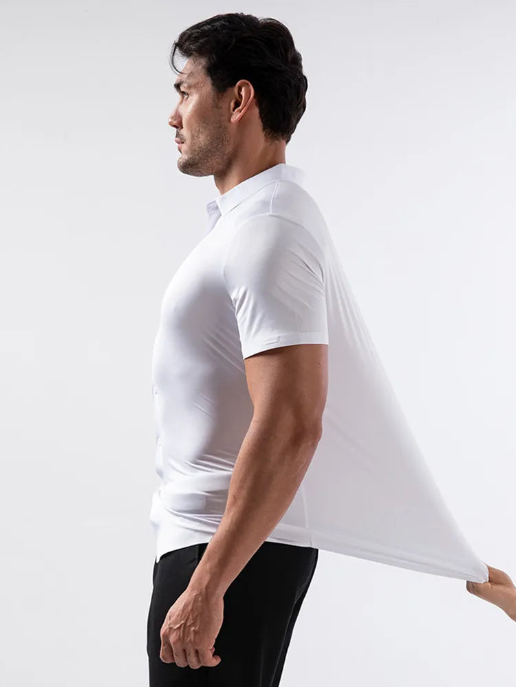 Alesey Stretch Hemd kurz